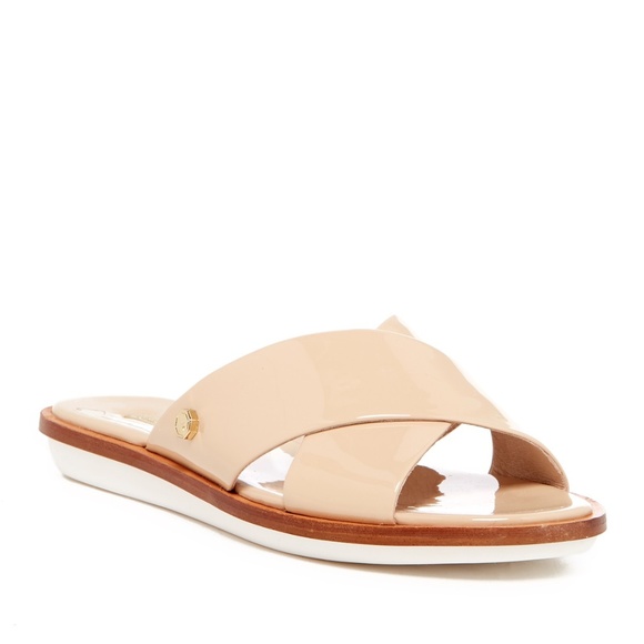 Louise et Cie Shoes - Louis et Cie Adalla Slides Sandals - Oat 5.5